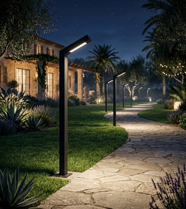 Modern LED Bahçe Aydınlatma Direği 40W