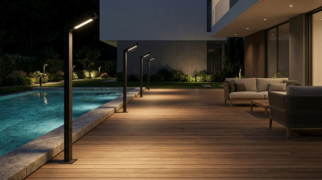 Modern LED Bahçe Aydınlatma Direği 40W