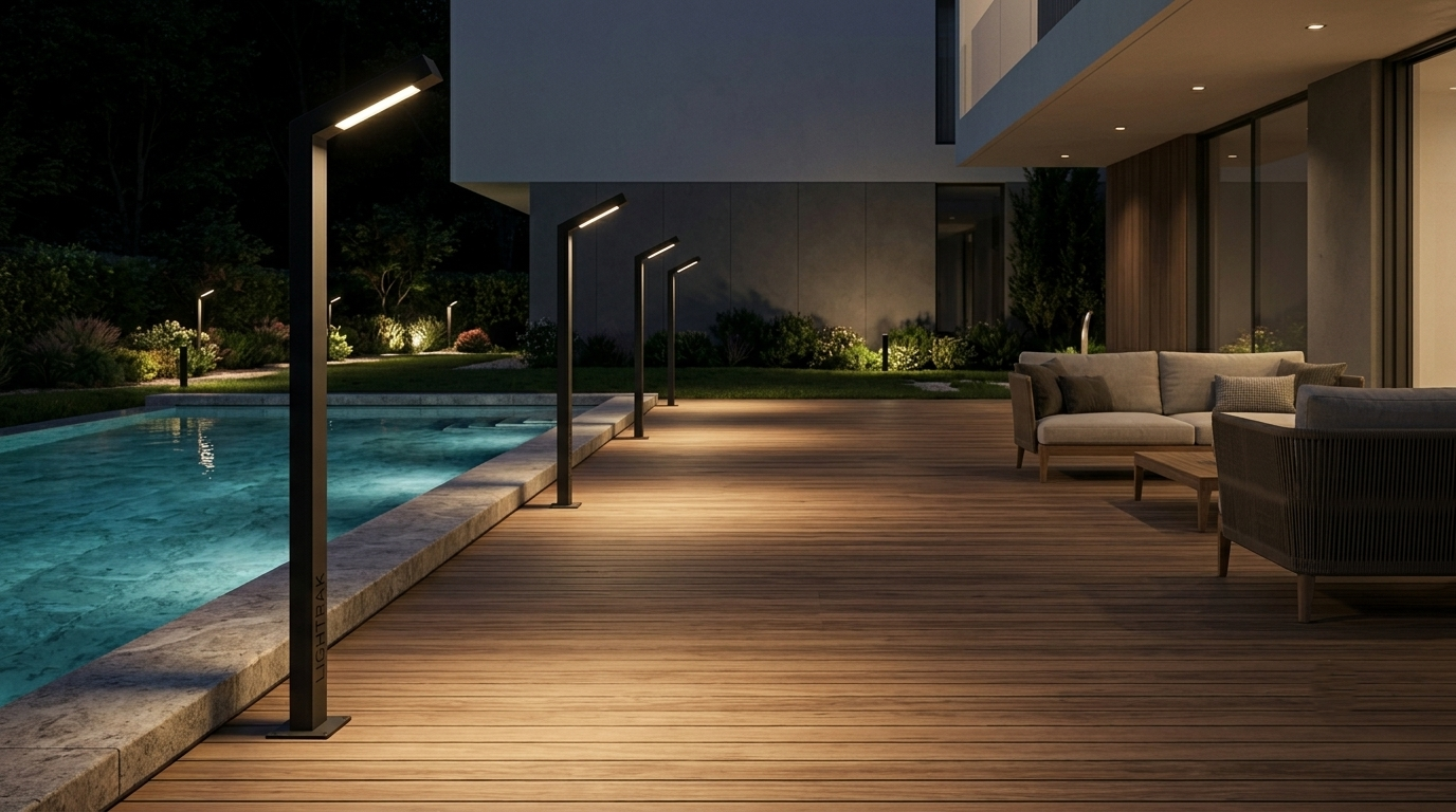 Modern LED Bahçe Aydınlatma Direği 40W