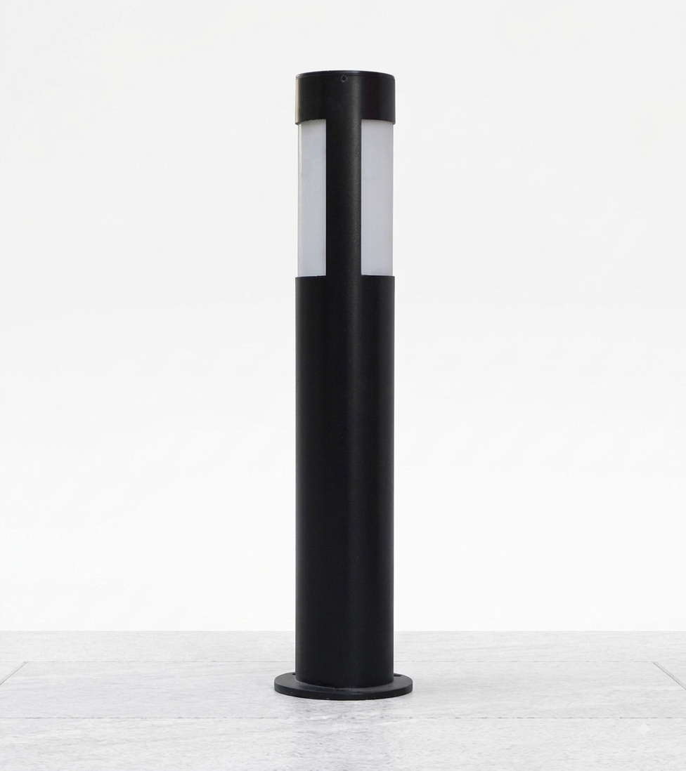 Çift Yönlü Pencereli Modern Bahçe Armatürü (Bollard)