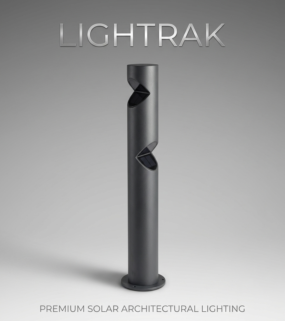 Özel Geometrik İçi Boş Dikey Formlu LED Aydınlatma Direği